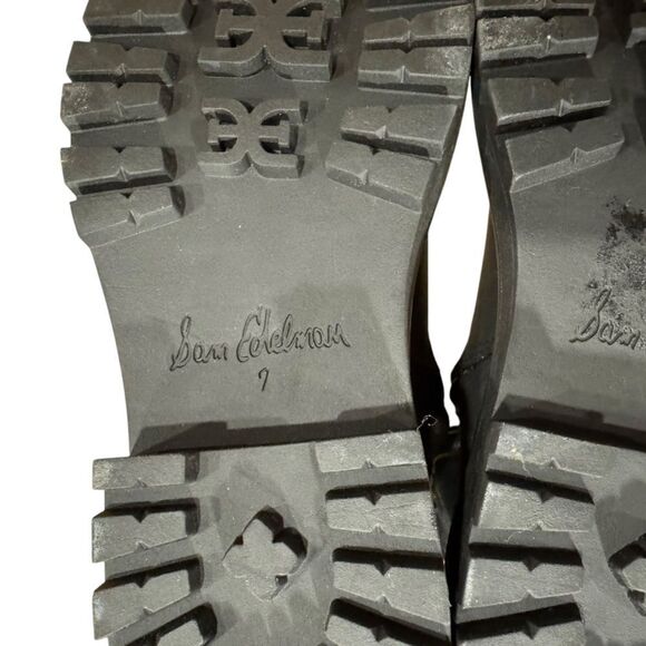 Revolve Sam Edelman Lerue Over The Knee Tall Lug Boots - Picture 12 of 13